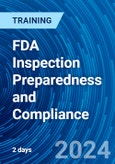 FDA Inspection Preparedness and Compliance (ONLINE EVENT: September 19, 2024)- Product Image