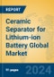 Ceramic Separator for Lithium-ion Battery Global Market Insights 2024, Analysis and Forecast to 2029, by Manufacturers, Regions, Technology, Application, Product Type - Product Image