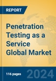 Penetration Testing as a Service Global Market Insights 2024, Analysis and Forecast to 2029, by Market Participants, Regions, Technology, Application- Product Image