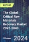 The Global Critical Raw Materials Recovery Market 2025-2040 - Product Thumbnail Image