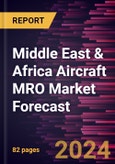 Middle East & Africa Aircraft MRO Market Forecast to 2030 - Regional Analysis - by Components, Aircraft Type, and End Users- Product Image