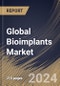 Global Bioimplants Market Size, Share & Trends Analysis Report By End User, By Type (Orthopedic Bioimplants, Cardiovascular Bioimplants, Spinal Bioimplants, Dental Bioimplants, Ophthalmology Bioimplants, and Others), By Regional Outlook and Forecast, 2024 - 2031 - Product Image