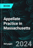 Appellate Practice in Massachusetts- Product Image