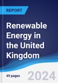 Renewable Energy in the United Kingdom- Product Image