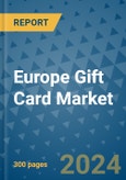 Europe Gift Card Market - Industry Analysis, Size, Share, Growth, Trends, and Forecast 2031 - By Product, Technology, Grade, Application, End-user, Region: (Europe)- Product Image