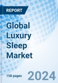 Global Luxury Sleep Market: Industry, Outlook, Companies, Forecast, Share, Value, Analysis, Trends, Revenue, Size & Growth: Market Forecast By Type, By Blanket, By Sheets and Pillowcases, By Pillows, By Bed, Bed Frame, By Region- Product Image