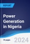 Power Generation in Nigeria - Product Image