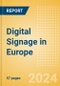 Digital Signage in Europe - Product Thumbnail Image