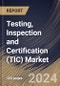 Testing, Inspection and Certification (TIC) Market Size, Share & Trends Analysis Report by Service Type (Testing, Inspection, and Certification), Sourcing Type (in-house and Outsourced), Application, Regional Outlook and Forecast, 2024-2031 - Product Image