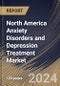 North America Anxiety Disorders and Depression Treatment Market Size, Share & Trends Analysis Report by Indication (Anxiety and Depression) by Drugs, Distribution Channel, Country and Growth Forecast, 2024-2031 - Product Image