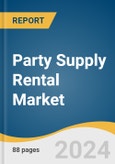 Party Supply Rental Market Size, Share & Trends Analysis Report By Product (Tables & Chairs, Tents & Canopies, Crockery & Cutlery), By Event Type (Corporate Events, Weddings, Private Parties), By End-use, By Region, And Segment Forecasts, 2024 - 2030- Product Image