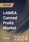 LAMEA Canned Fruits Market Size, Share & Trends Analysis Report By Form (Cut Fruits and Whole Fruits), By Type (Canned Peaches), By Distribution Channel (Hypermarket/Supermarket, Specialty Stores, and Others), By Country and Growth Forecast, 2024 - 2031 - Product Thumbnail Image