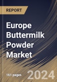 Europe Buttermilk Powder Market Size, Share & Trends Analysis Report By Distribution Channel (B2B and B2C (Hypermarkets & Supermarkets, Convenience stores, Online, and Others)), By Nature, By Application, By Country and Growth Forecast, 2024 - 2031- Product Image