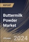 Buttermilk Powder Market Size, Share & Trends Analysis Report By Distribution Channel (B2B and B2C (Hypermarkets & Supermarkets, Convenience stores, Online, and Others)), By Nature, By Application, By Regional Outlook and Forecast, 2024 - 2031 - Product Image