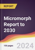 Micromorph (Tandem Cell Using a Siuc Si) Report: Trends, Forecast and Competitive Analysis to 2030- Product Image