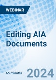 Editing AIA Documents - Webinar (Recorded)- Product Image