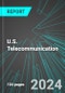 U.S. Telecommunication (Including Satellite, Wired, Wireless, Telephone, Cable & Internet Services): Analytics, Extensive Financial Benchmarks, Metrics and Revenue Forecasts to 2030 - Product Thumbnail Image