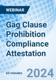 Gag Clause Prohibition Compliance Attestation - Webinar (Recorded)- Product Image