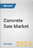 Concrete Saw Market By Power Source, By Type, By Application: Global Opportunity Analysis and Industry Forecast, 2024-2032- Product Image