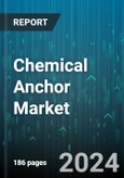 Chemical Anchor Market by Type (Acrylic Resin-based Anchors, Epoxy Resin-based Anchors, Polyester Resin-based Anchors), Design Type (Bonded Flush Anchors, Bonded Projecting Anchors), Appliocation, End-User, Distribution Channel - Global Forecast 2025-2030- Product Image