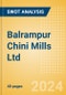 Balrampur Chini Mills Ltd (BALRAMCHIN) - Financial and Strategic SWOT Analysis Review - Product Thumbnail Image