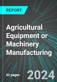 Agricultural Equipment or Machinery (Farm Implement) Manufacturing (U.S.): Analytics, Extensive Financial Benchmarks, Metrics and Revenue Forecasts to 2031- Product Image