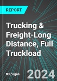 Trucking & Freight-Long Distance, Full Truckload (FTL) (U.S.): Analytics, Extensive Financial Benchmarks, Metrics and Revenue Forecasts to 2030- Product Image