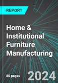 Home (Residential) & Institutional Furniture Manufacturing (U.S.): Analytics, Extensive Financial Benchmarks, Metrics and Revenue Forecasts to 2030- Product Image