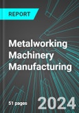 Metalworking Machinery (Incl Laser, Tool & Die, Molding, Cutting and Rolling) Manufacturing (U.S.): Analytics, Extensive Financial Benchmarks, Metrics and Revenue Forecasts to 2030- Product Image