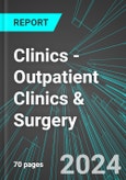 Clinics - Outpatient Clinics & Surgery (U.S.): Analytics, Extensive Financial Benchmarks, Metrics and Revenue Forecasts to 2030- Product Image