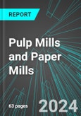 Pulp Mills and Paper Mills (U.S.): Analytics, Extensive Financial Benchmarks, Metrics and Revenue Forecasts to 2030- Product Image