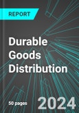 Durable Goods (including Sporting Good, Toys & Games, Jewelry & Recyclables) Distribution (U.S.): Analytics, Extensive Financial Benchmarks, Metrics and Revenue Forecasts to 2030- Product Image