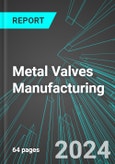 Metal Valves (Industrial, Fluid Power, Plumbing, etc.) Manufacturing (U.S.): Analytics, Extensive Financial Benchmarks, Metrics and Revenue Forecasts to 2030- Product Image