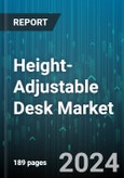 Height-Adjustable Desk Market by Type, Material, Height Range, Weight Capacity, End-User, Distribution Channel - Global Forecast 2025-2030- Product Image