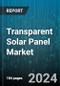 Transparent Solar Panel Market by Application, Technology, Installation Type, Transparency Level - Global Forecast 2025-2030 - Product Thumbnail Image