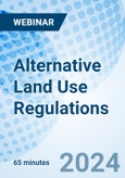 Alternative Land Use Regulations - Webinar (ONLINE EVENT: November 22, 2024)- Product Image