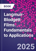 Langmuir-Blodgett Films. Fundamentals to Applications- Product Image