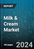 Milk & Cream Market by Type, Source, Fat Content, Form, Packaging, Application, Sales Channel - Global Forecast 2025-2030- Product Image