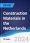 Construction Materials in the Netherlands - Product Image