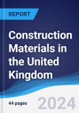 Construction Materials in the United Kingdom- Product Image