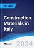 Construction Materials in Italy- Product Image