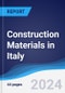 Construction Materials in Italy - Product Image