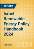 Israel Renewable Energy Policy Handbook 2024- Product Image