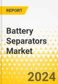 Battery Separators Market - A Global and Regional Analysis: Focus on End Use Industry, Battery Type, Separator Type, Thickness, Material, Technology, and Region - Analysis and Forecast, 2024-2034- Product Image