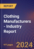 Clothing Manufacturers - Industry Report- Product Image