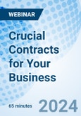 Crucial Contracts for Your Business - Webinar (ONLINE EVENT: December 9, 2024)- Product Image