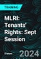 MLRI: Tenants' Rights: Sept Session (Recorded) - Product Image