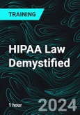 HIPAA Law Demystified (Recorded)- Product Image