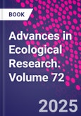 Advances in Ecological Research. Volume 72- Product Image