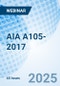 AIA A105-2017 - Webinar (Recorded) - Product Thumbnail Image